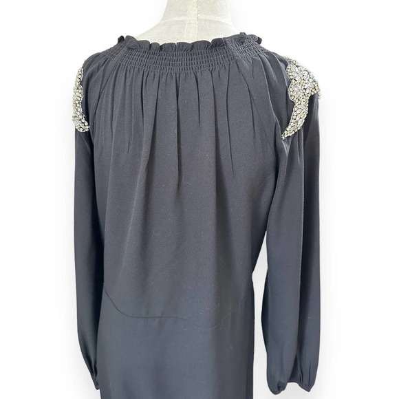 Dodo Bar Or Marisa Crystal Embellished Stretch-Crepe Dress Size 42 - Picture 6 of 15